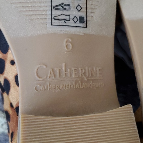 Catherine Malandrino Leopard print sandals - Picture 5 of 5